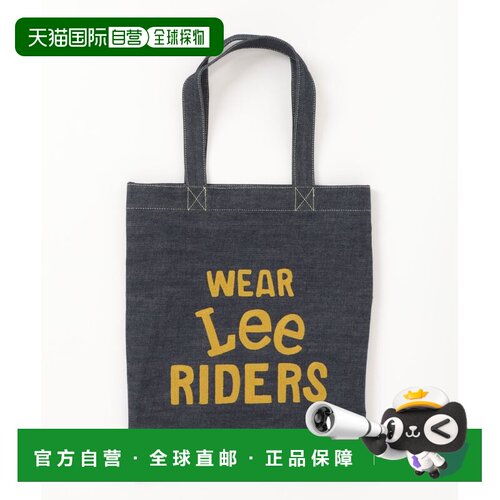 日本直邮Lee男款刺绣托特包 全棉帆布质感 LA0714【付后1h可退】