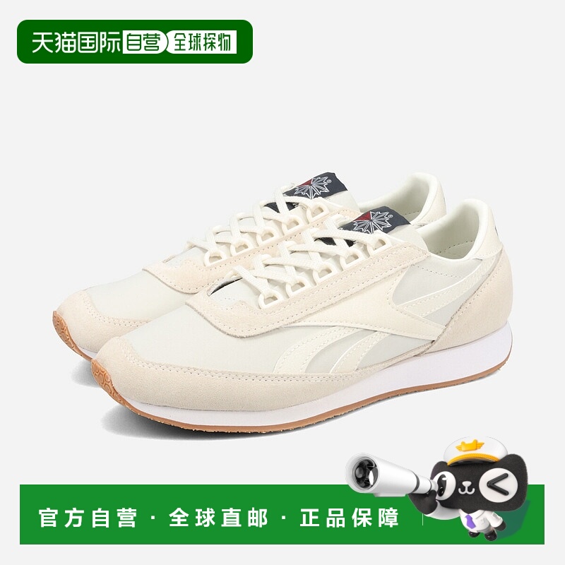 日本直邮Reebok CAMARGUE 男士低帮运动鞋(雪花石膏色/浅灰色/白