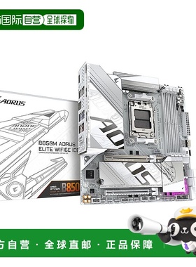 【日本直邮】技嘉 B850M AORUS ELITE WIFI6E ICE - 白色 MicroAT