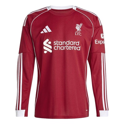 日本直邮Liverpool FC 长袖主场复刻队服