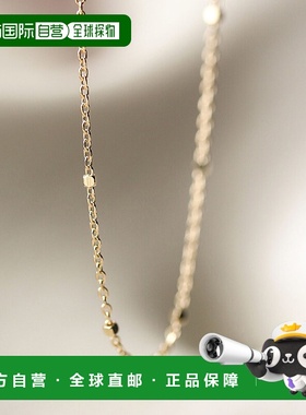 1h可退 日本直邮cui-cuiK10YG黄金40cm细链条项链800103cuicui