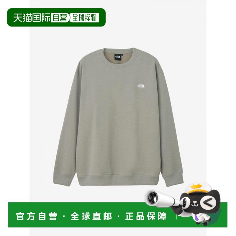 日本直邮The North Face 套头圆领卫衣Logo Heather Sweat Crew男