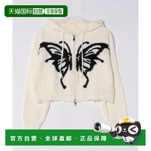 日本直邮dispark DI25AW11L0011 女士宽松蝴蝶双拉链针织外套