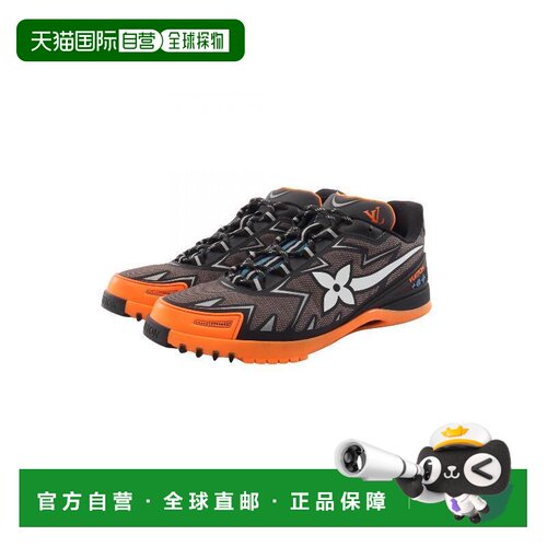 日本直邮中古vintage二奢LouisVuitton路易威登男A级95新帆布鞋黑