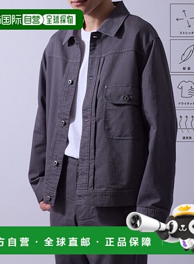 1h可退 日本直邮j.n.r.d 男士轻量休闲丹宁夹克 轻便透气 黑色/藏