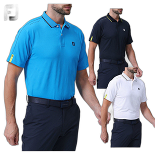日本直邮FOOTJOY 高尔夫服装男士短袖 Polo 衫 