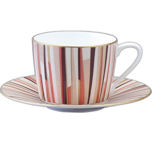 Narumi鸣海 Shagreen系列茶/咖啡杯碟套装 精致耐用270cc