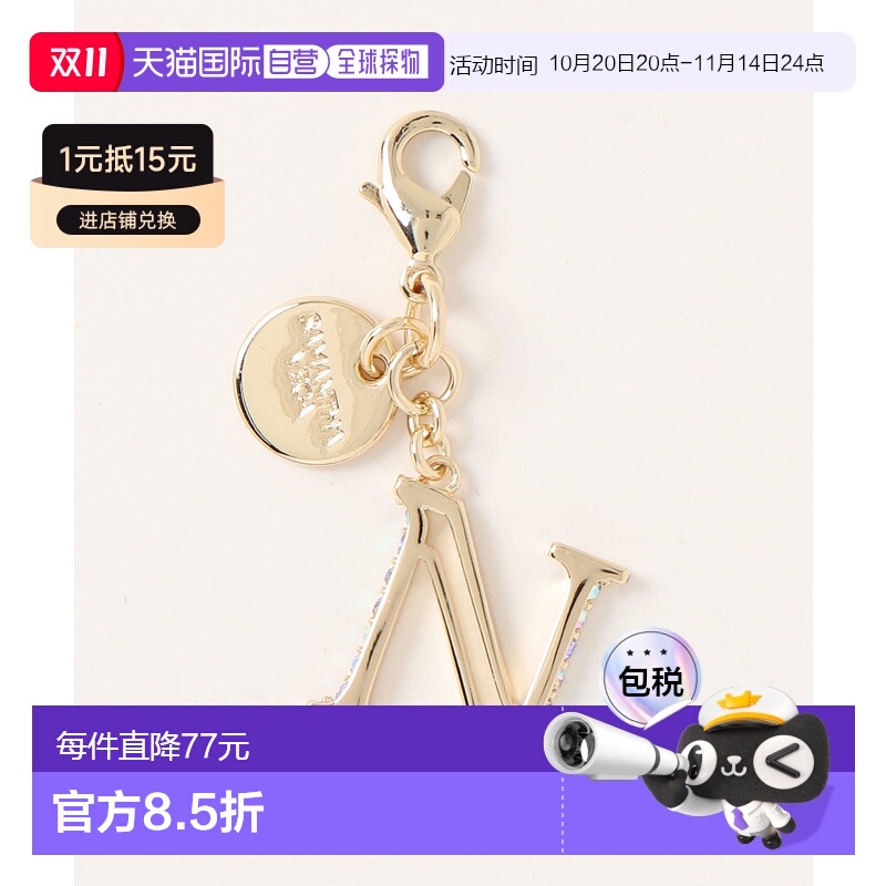 1小时内可退 日本直邮Samantha Vega 女士首字母吊坠拉链配饰 000