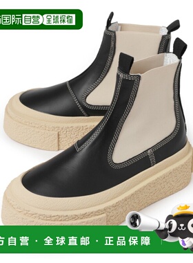 日本直邮MM6 Maison Margiela 女士黑色踝靴（s59wu0243 p5778 h9