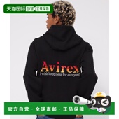 连帽卫衣 1h可退 783423101 WISHES 日本直邮AVIREX 刺绣LOGO