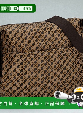 日本直邮GHERARDINI 女士单肩包GH0260 TOFFE棕色/黑色奢华时尚斜