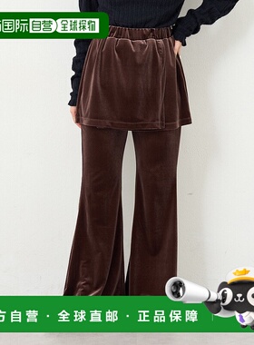 1h可退 日本直邮Kastane 女装 宽松版型 绒面光泽感 半身裙 KAZ10