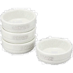 【日本直邮】Staub珐琅 迷你餐盘套装 Ceramic Plate 40508-801