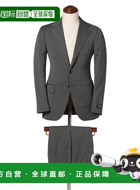 1h可退 日本直邮BEAMS F 男装 ANGELICO 乌尔立体人字纹西装 2117