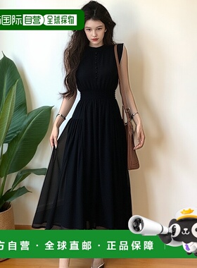 日本直邮日潮 GRL 杨柳雪纺荷叶边喇叭裙连衣裙 K9123C女装场合