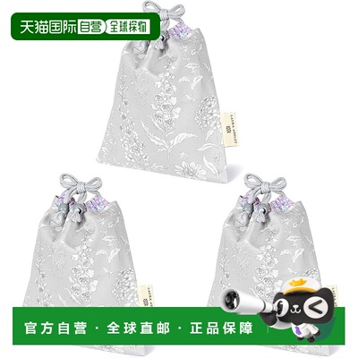 【日本直邮】CCS LAURA ASHLEY 中号无底午餐袋 Lisette 3件 N701