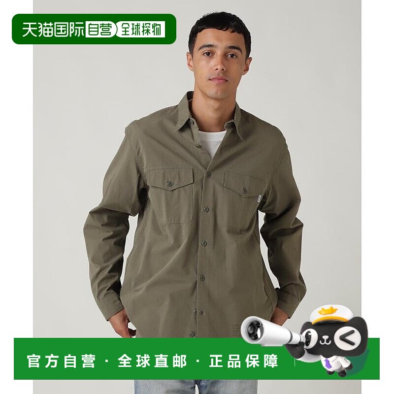 日本直邮AVIREX 基础陆军府绸长袖衬衫 [AV1129EM018173]