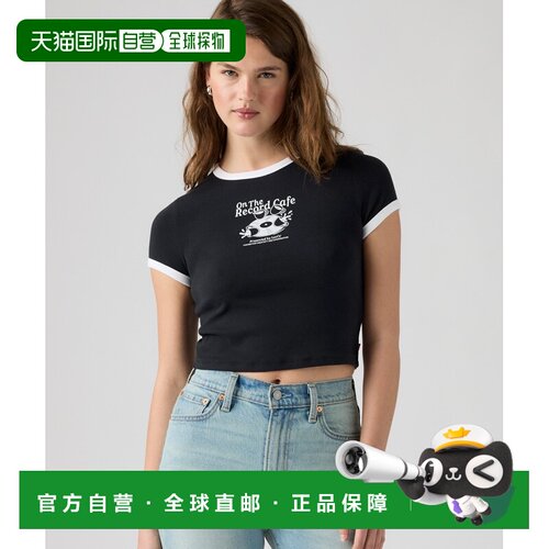 日本直邮Levi's 女装 纯棉基础款圆领短袖T恤 008A10011