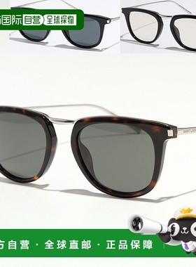 日本直邮SAINT LAURENT 圣罗兰男士女士惠灵顿款全框标志眼镜 SL