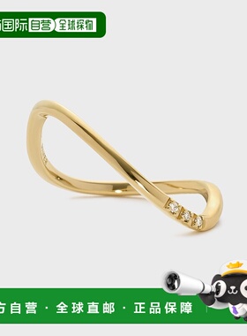 1h可退 日本直邮NOJESS 女士金色钻石戒指(0.015ct) 30243111075