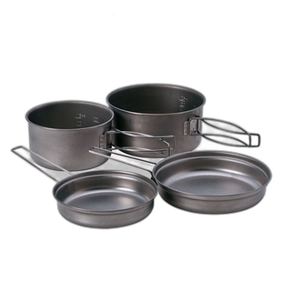 日本直邮SnowPeak雪峰 钛煎锅炊具户外露营单人做饭SCS-020T