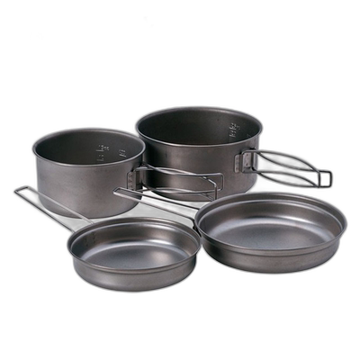 日本直邮SnowPeak雪峰 钛煎锅炊具户外露营单人做饭SCS-020T