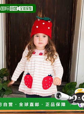 日本直邮日潮 Baby Cheer草莓口袋罩衫 1553207