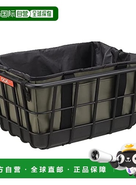 【日本直邮】OGK RB-020+TN-017R 黑色+卡其色 自行车多功能车筐