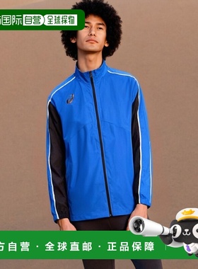 【日本直邮】ASICS 训练服夹克/背部网眼2031A243 男士 蓝色M运动