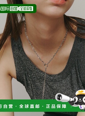 日本直邮3.401 DEPARTMENT 女士 不易过敏不锈钢 Knot链项链 NR00