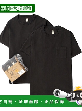 1h可退 日本直邮Double RL 男士纯棉短袖T恤 2件装 MNRRTSH1N8201