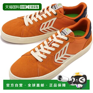 日本直邮CARIUMA CATIBA PRO 2.0 男士滑板鞋焦橙色/象牙色和海军