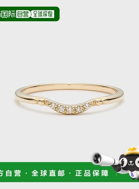 1h可退 日本直邮NOJESS女士K5钻石戒指 月亮女神设计 简约时尚 易