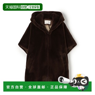 1h可退 日本直邮BALLSEY 女装 仿毛领斗篷外套 秋冬宽松设计 1107