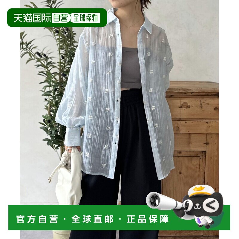 日本直邮zozotown 女士 衬衫泡泡袖通勤女装 - 实物图