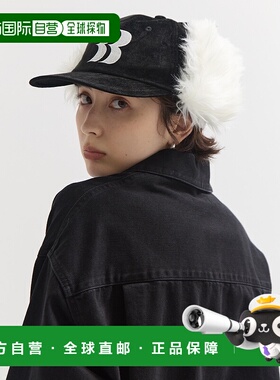 1h可退 日本直邮BASICKS 女装 BB Logo Flight Cap 宽松耳罩设计
