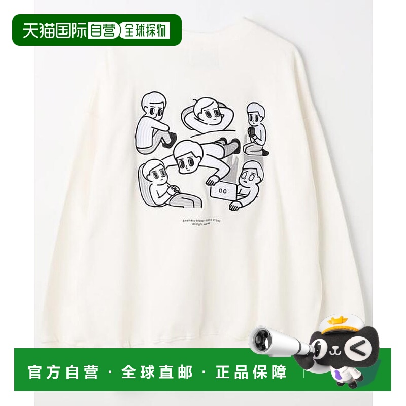 日本直邮FREAK'S STORE 消极男士卫衣长袖圆领运动