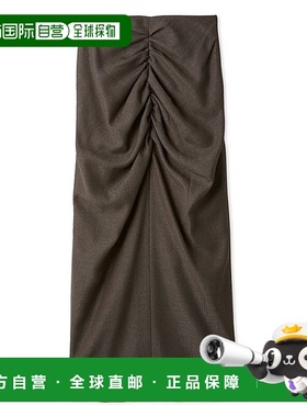 日本直邮SNIDEL 褶皱紧身裙 半身裙包臀裙[SN1728EW045007]