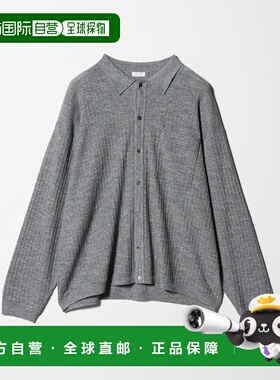 1h可退 日本直邮crepuscule 男装 宽松适中 针织开衫 半开襟设计