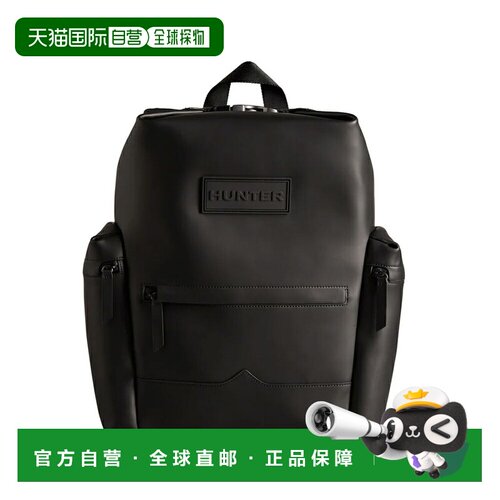 日本直邮Hunter ORG TOPCLIP BACKPACK 橡胶皮革双肩背包