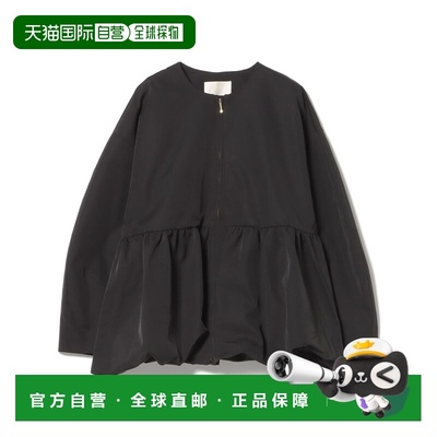 1h可退 日本直邮BEAMS HEART 女装 无领 balloon zip 夹克 宽松显