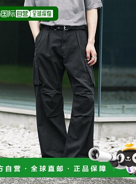 1h可退 日本直邮WYM LIDNM 男士复古风宽松微喇工装裤 WYpt1275
