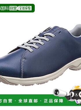 【日本直邮】美津浓 跑鞋 天然皮革简约造型蓝色22.5cm3E B1GD192