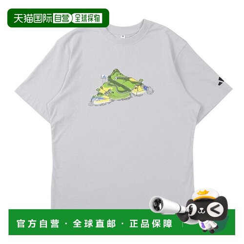 日本直邮adidas 阿迪达斯男士图形高尔夫短袖T恤OHN05-KM6289