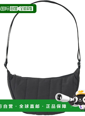 日本直邮 LOGOS 户外 Moon Quilt 背包 [37410509] 黑色斜挎包