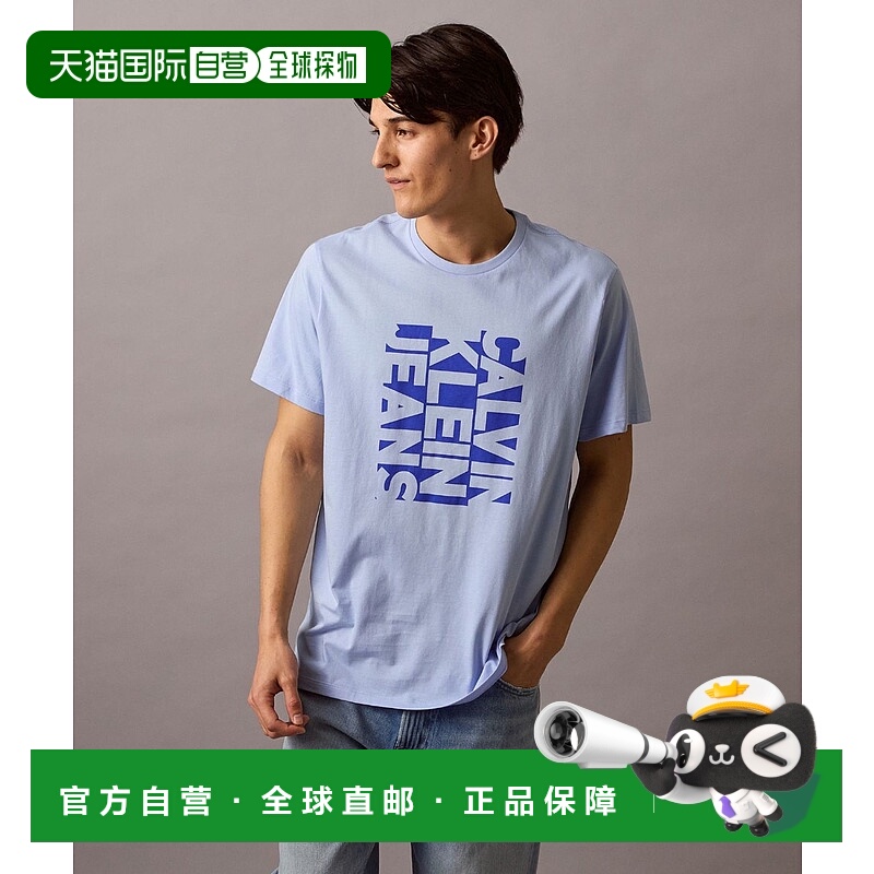 1h可退 日本直邮Calvin Klein Jeans 男士图案短袖T恤 4RB832G