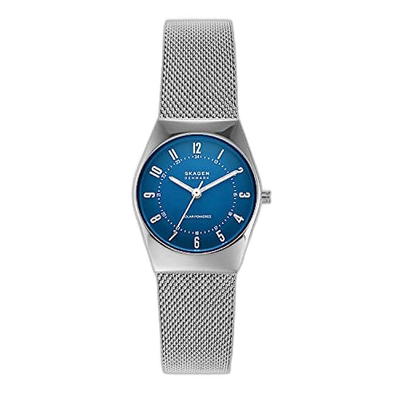 【日本直邮】Skagen诗格恩 手表 女士不锈钢石英表 银色 SKW3080