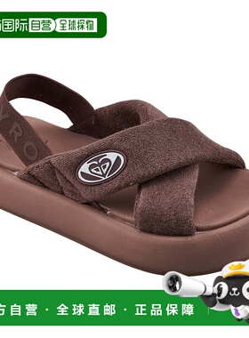 日本直邮ROXY 女士 RAD WEEKEND CROSS 凉鞋 [24SPRSD241206BRN]