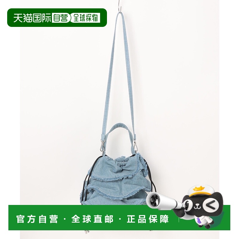 1h可退 日本直邮Ampersand 女士可爱褶边绳结包  04509861041背包