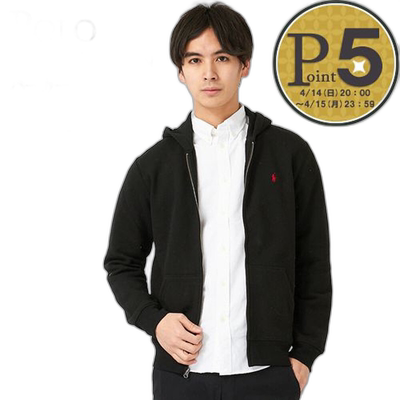 日本直邮Ralph Lauren拉夫劳伦男女同款连帽外套拉链运动服